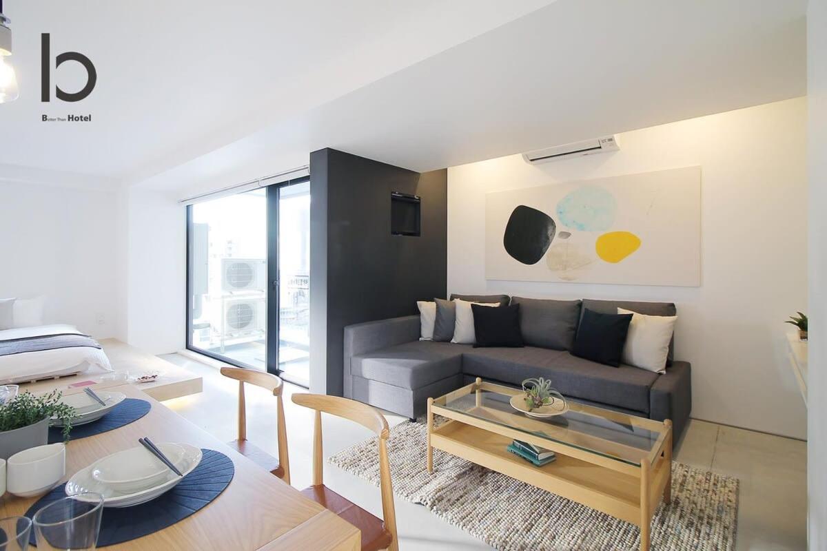 Bhotel Heiwaodori 702 - Huge Apt In Famous Hiroshima Dori For 6P Buitenkant foto