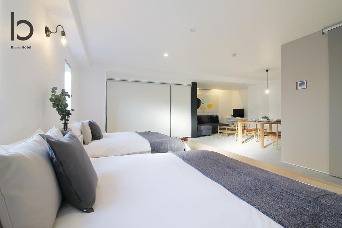 Bhotel Heiwaodori 702 - Huge Apt In Famous Hiroshima Dori For 6P Buitenkant foto